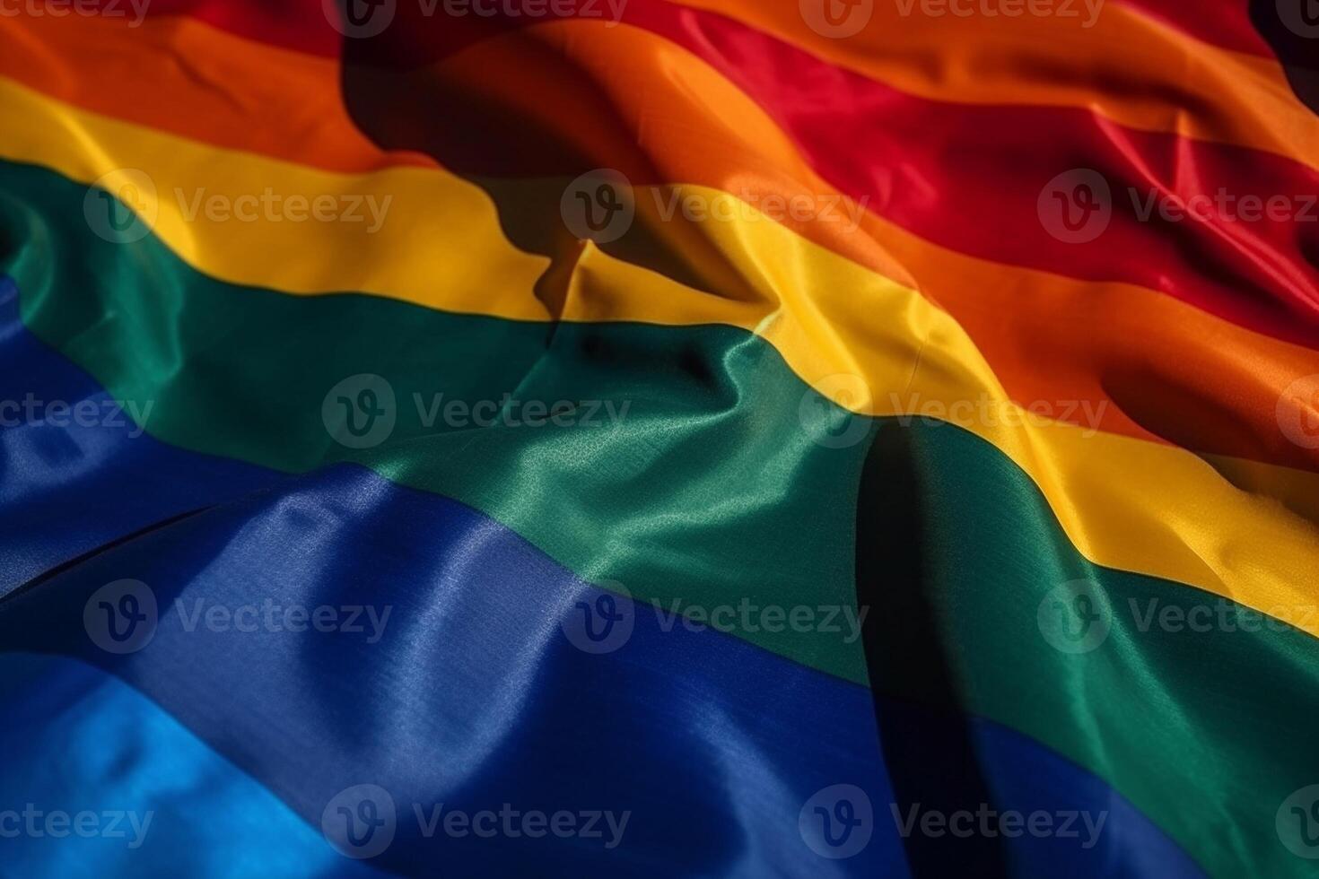 Rainbow flag pride ai generate photo