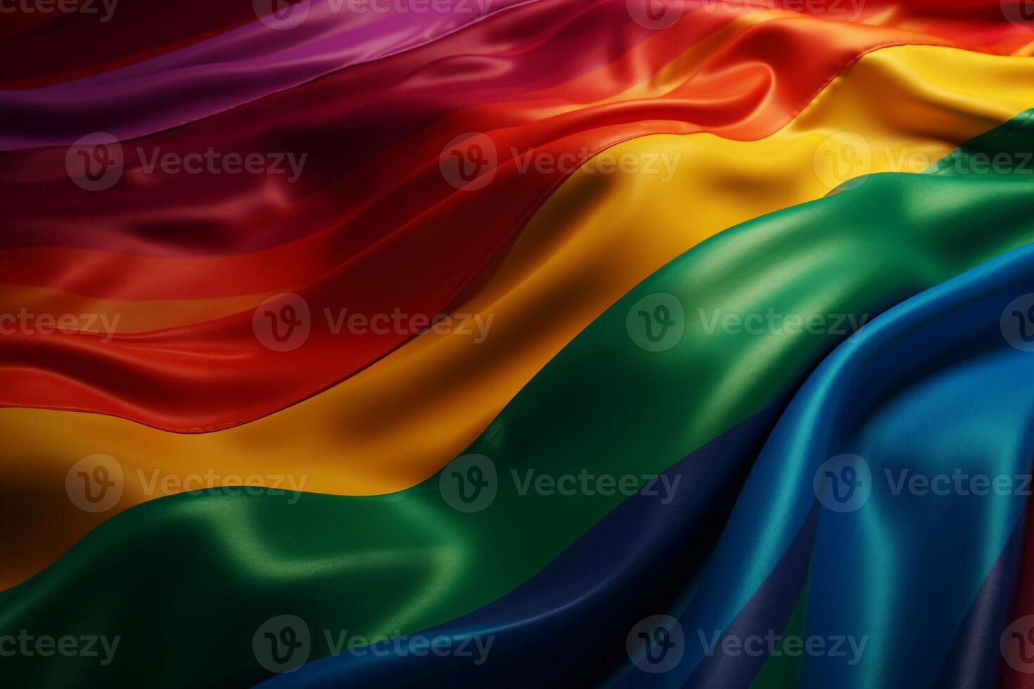 Rainbow flag pride ai generate photo