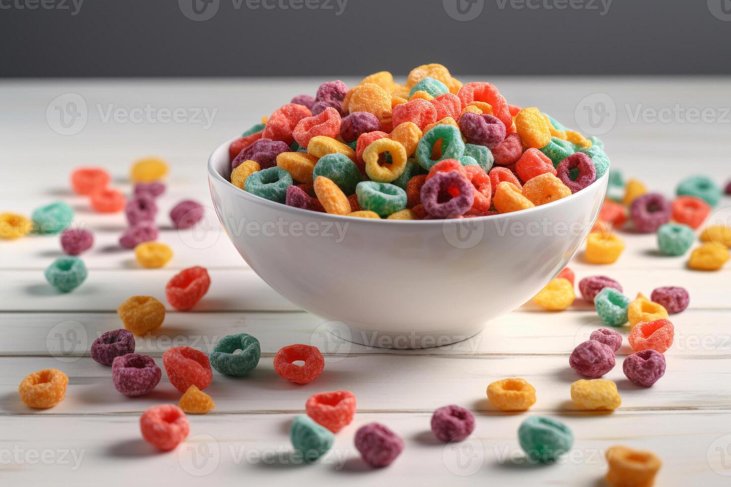 Mixed cereal on the table photo