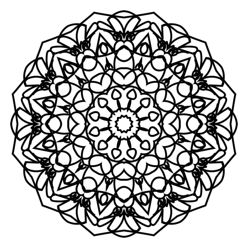 gratis oriental patrón, Clásico decorativo elementos. islam, Arábica, indio, marroquí, turco otomano motivos colorante página. flor mandala vector ilustración.
