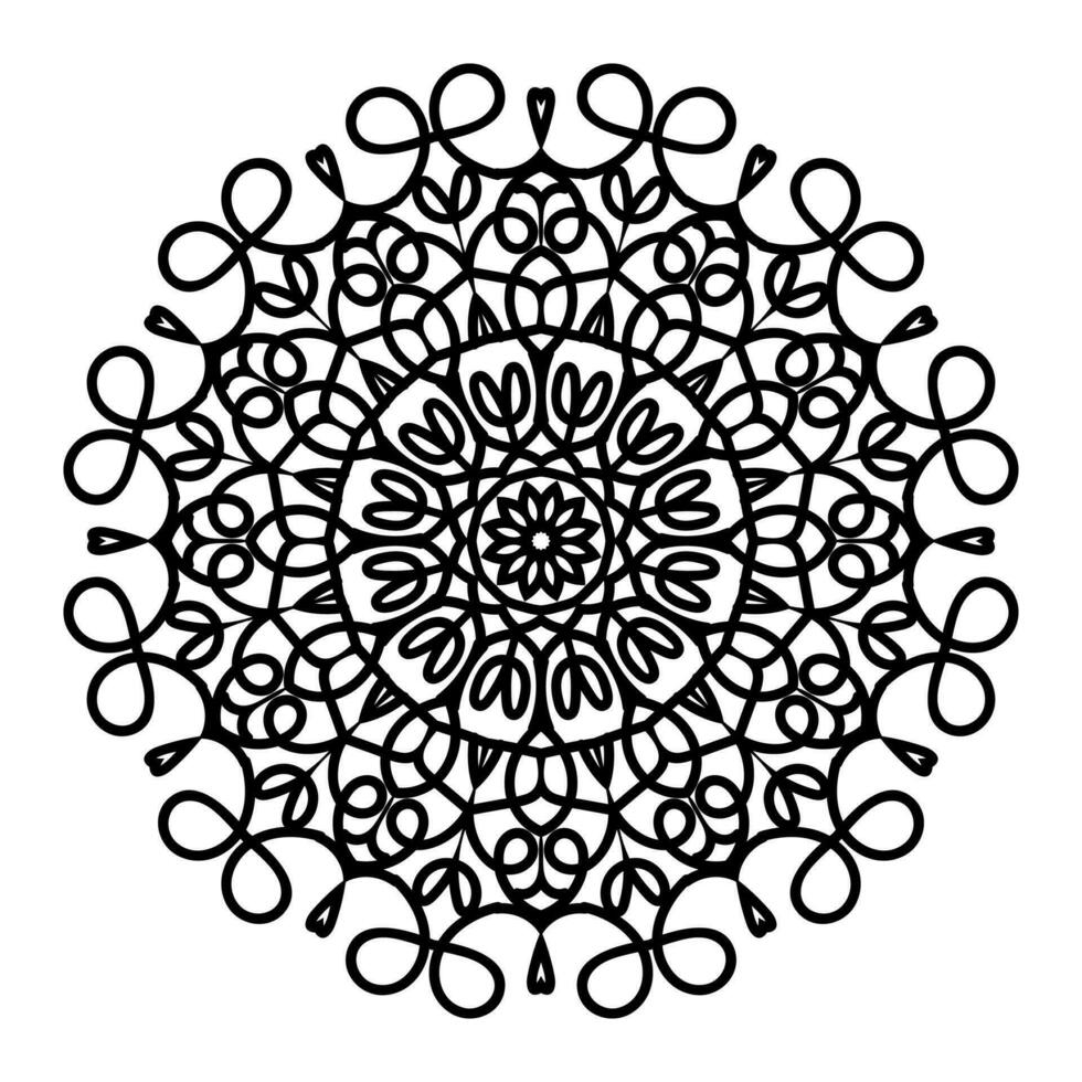 gratis oriental patrón, Clásico decorativo elementos. islam, Arábica, indio, marroquí, turco otomano motivos colorante página. flor mandala vector ilustración.