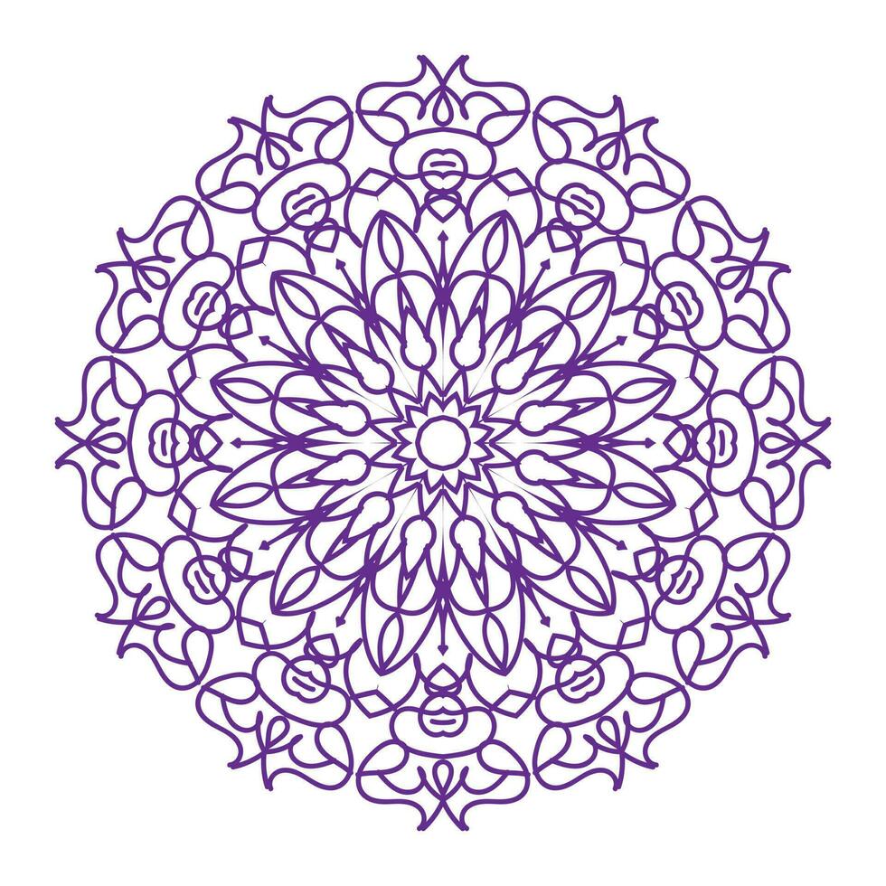 Free Oriental pattern, vintage decorative elements. Islam, Arabic, Indian, moroccan, turkish ottoman motifs Coloring page. Flower Mandala vector illustration.