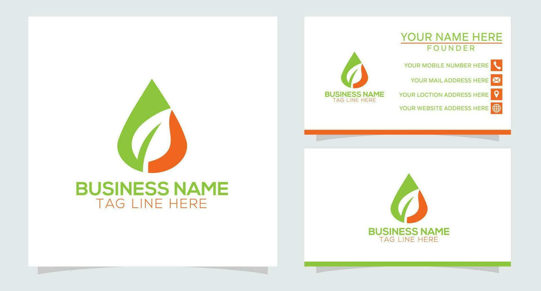 Natural Leaf Green Garden Vector Logo Template. This logo is designed for any type of company. It's a logo template