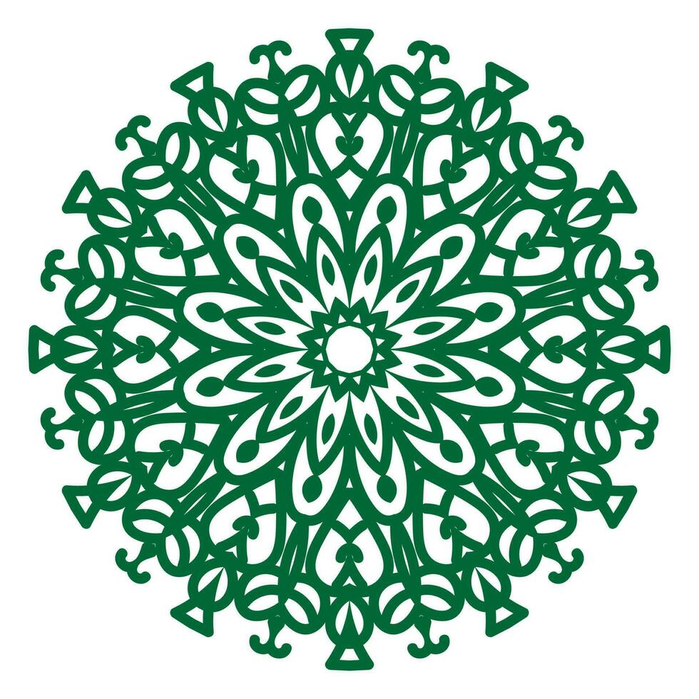 Free Oriental pattern, vintage decorative elements. Islam, Arabic, Indian, moroccan, turkish ottoman motifs Coloring page. Flower Mandala vector illustration.