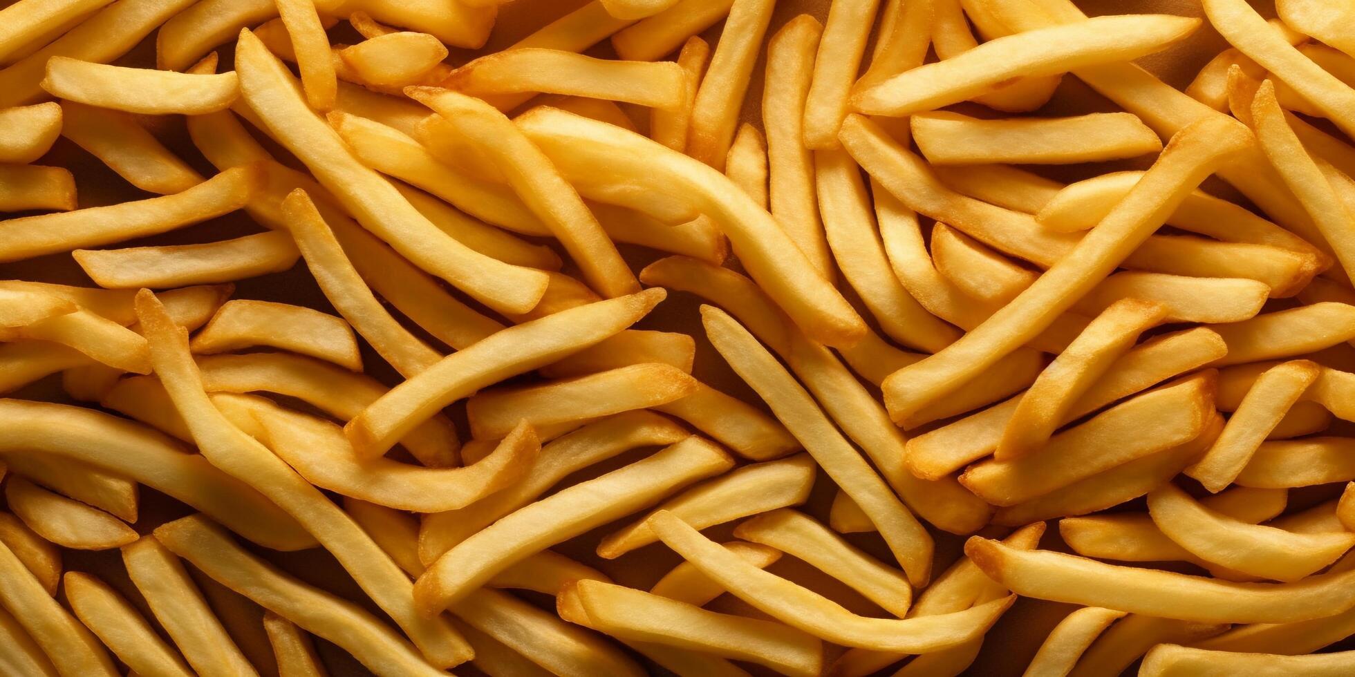 The French fries background with . photo