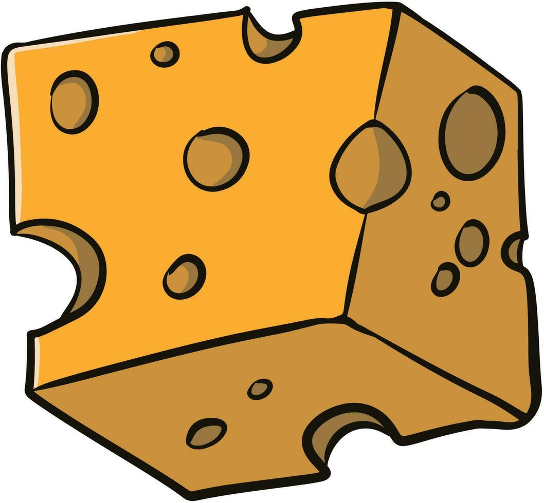 cheese vector graphic for icon, template, food design, design cheese, etc