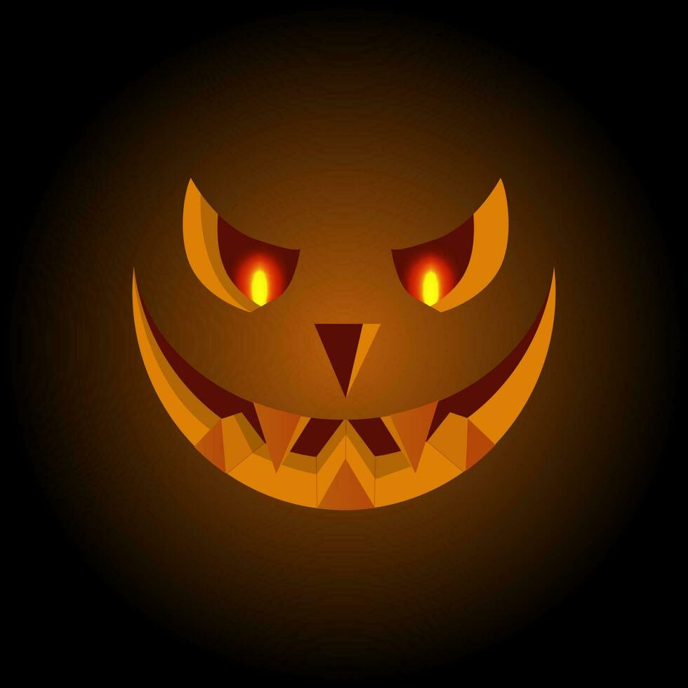 Monster light bubble. Halloween character illustration vector