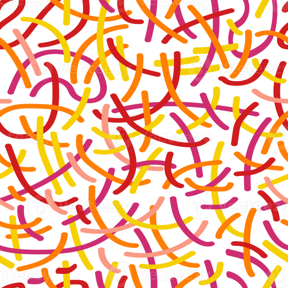 Seamless pattern. Scattered lines png