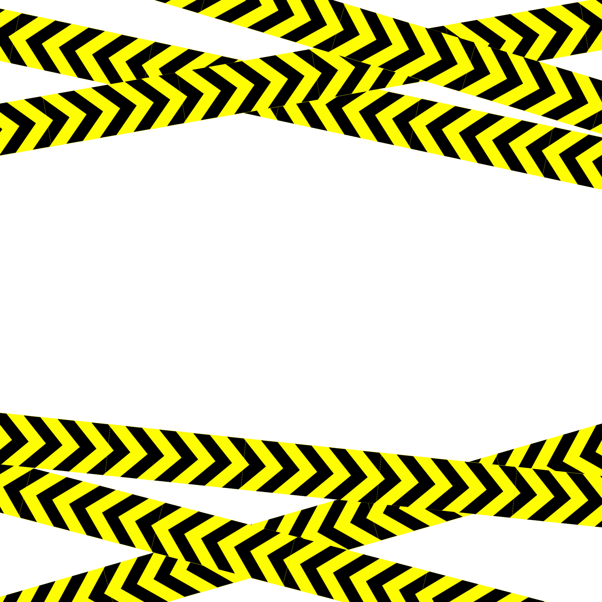 Caution sign with yellow line 23832756 PNG