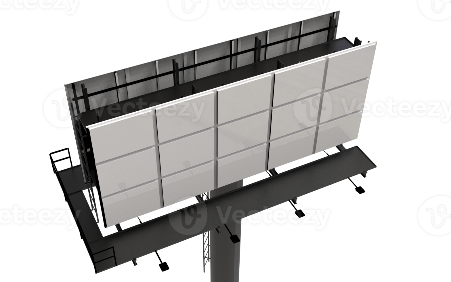 photo Billboard on Transparent background png