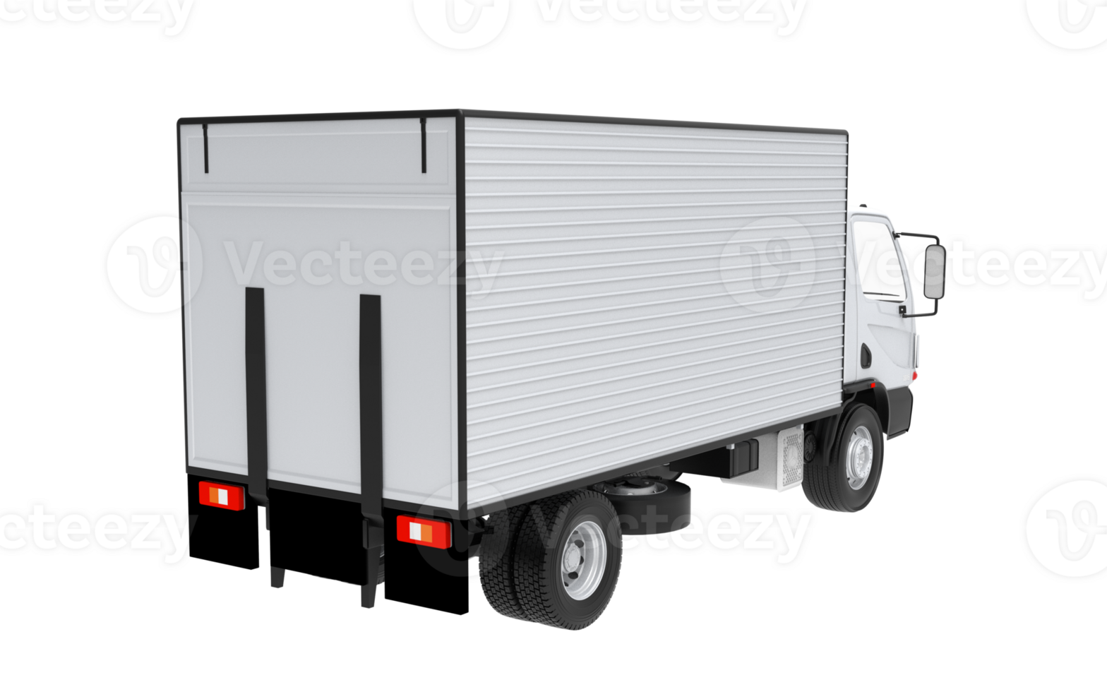 Photo white truck on Transparent background png