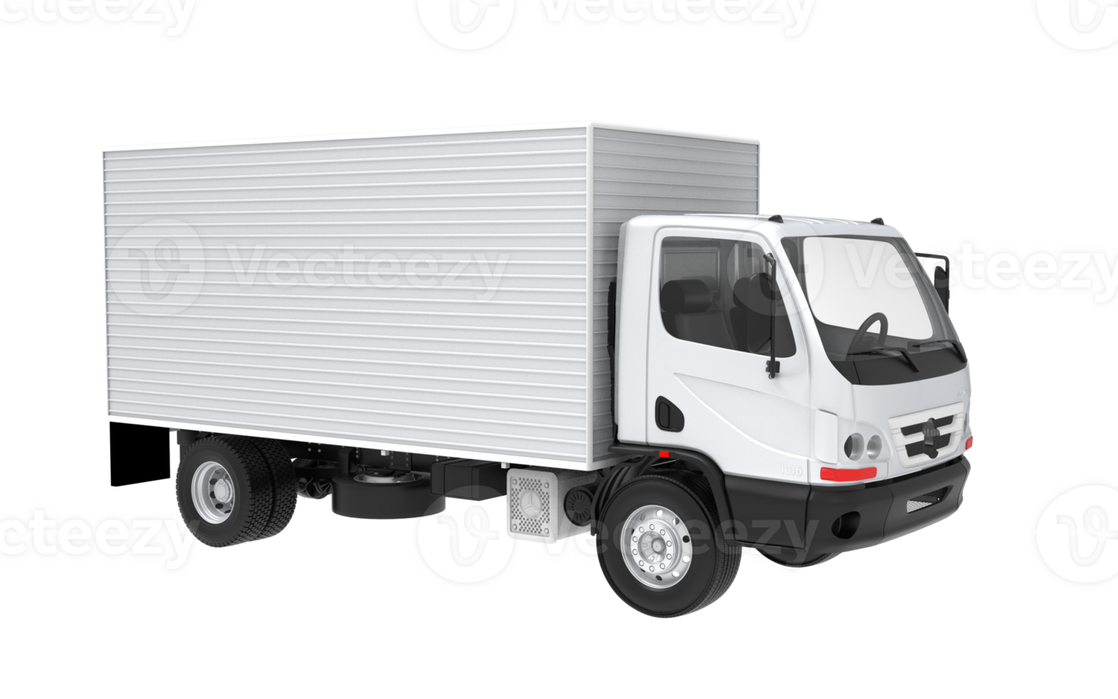 Photo white truck on Transparent background png