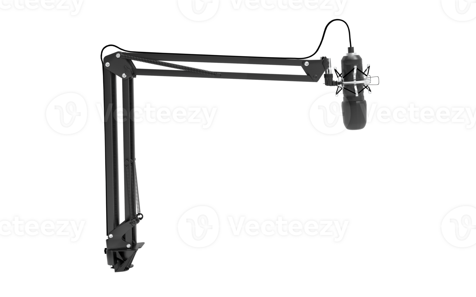 photo moderne microphone sur transparent Contexte png