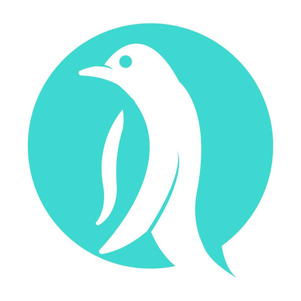 penguin icon illustration vector