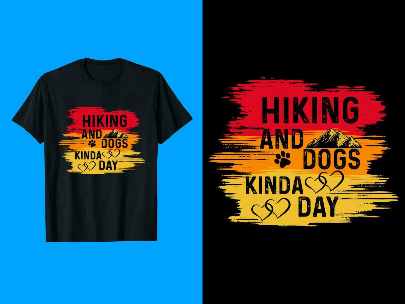 Hiking mountain forest retro vintage t shirt design, Hiking t-shirt designs, Typography, Vintage T-Shirt vector