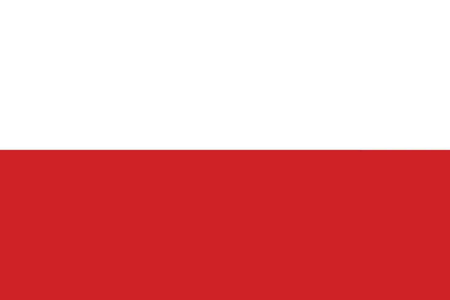 Flag of Poland. Poland flag vector