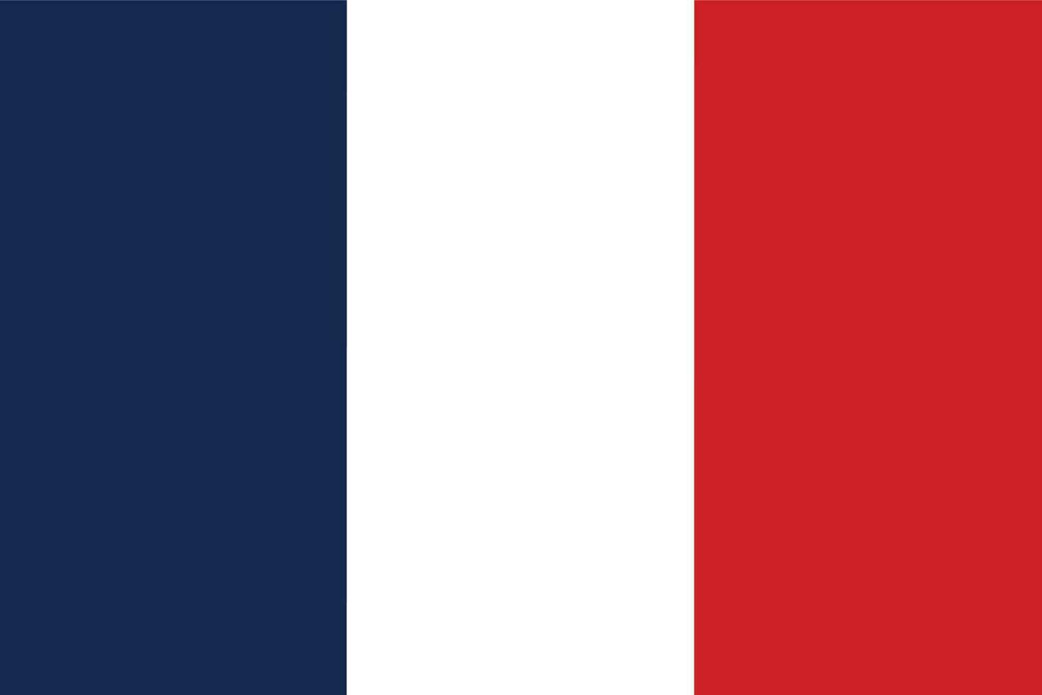 bandera de Francia. francés bandera vector