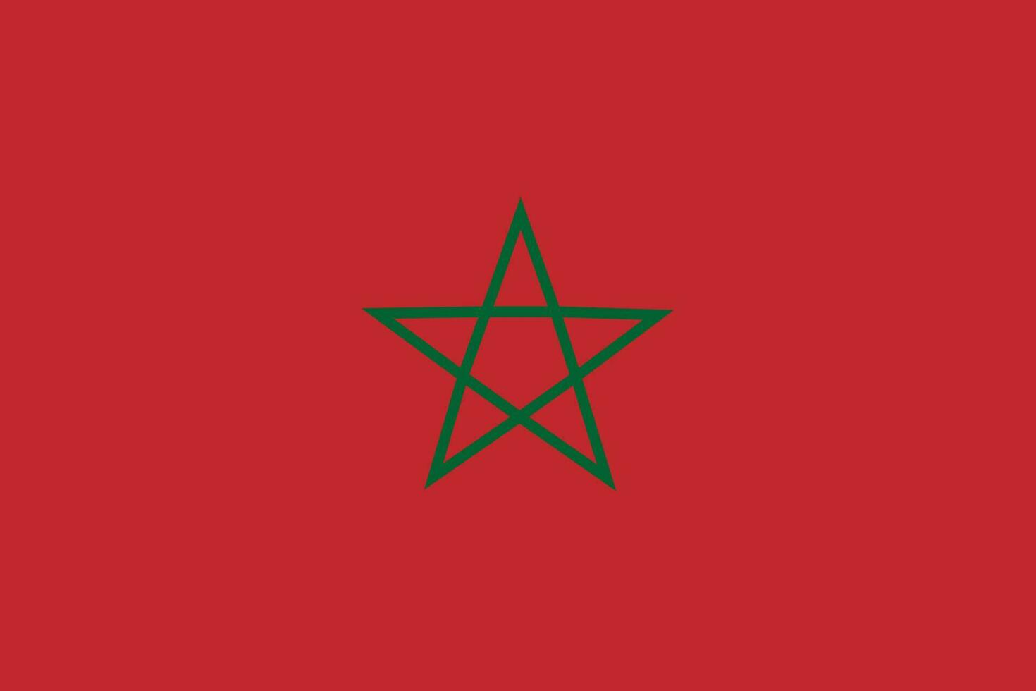 Marruecos bandera. bandera de Marruecos vector