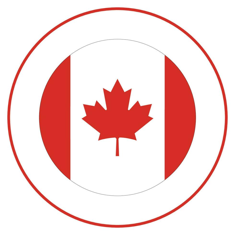 Canadá bandera. bandera de Canadá vector