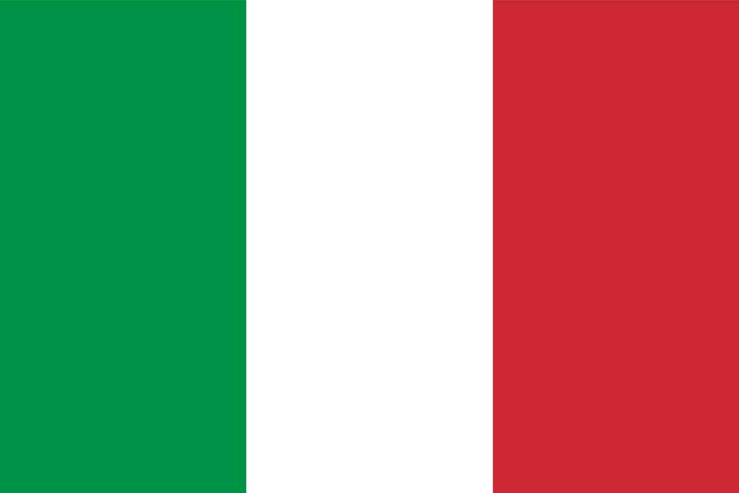 bandera de Italia. italiano bandera vector