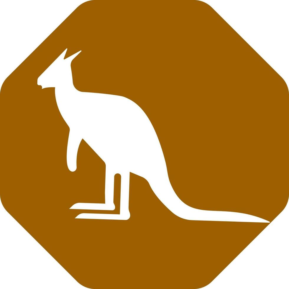 Kangaroo logo. kangaroo template vector design