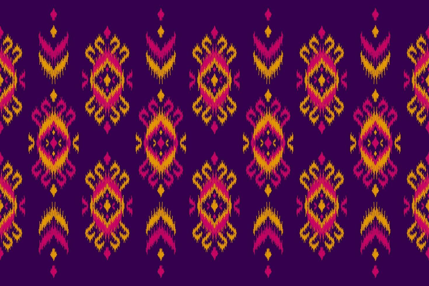 Carpet ethnic tribal pattern art. Ethnic ikat seamless pattern. American, Mexican style. vector