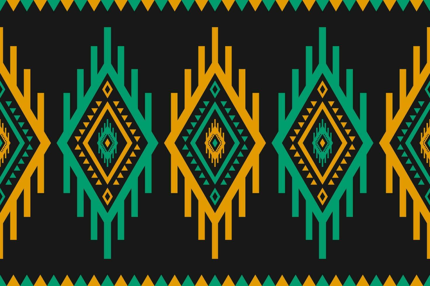 Carpet tribal pattern art. Geometric ethnic seamless pattern traditional. American, Mexican style. vector
