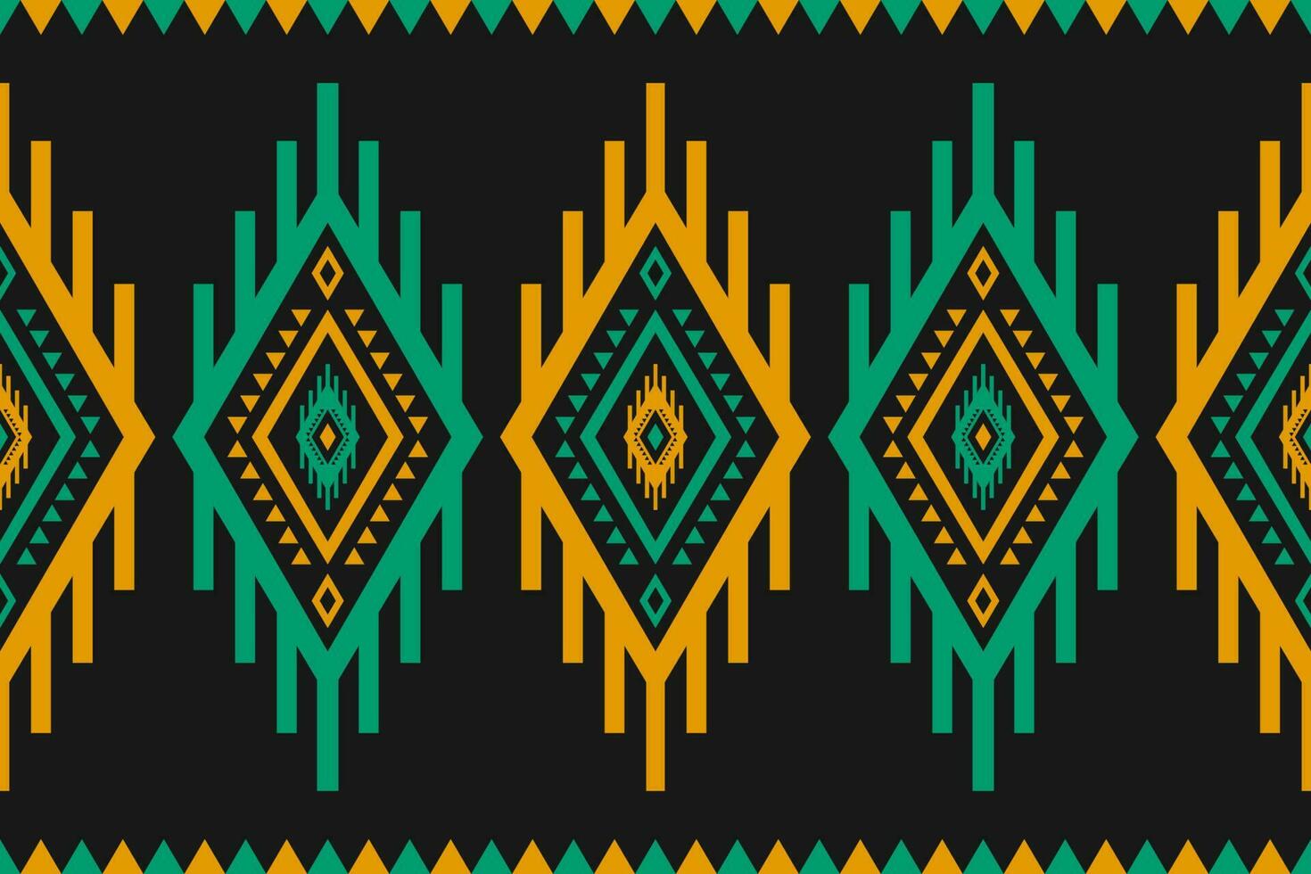 Carpet tribal pattern art. Geometric ethnic seamless pattern traditional. American, Mexican style. vector