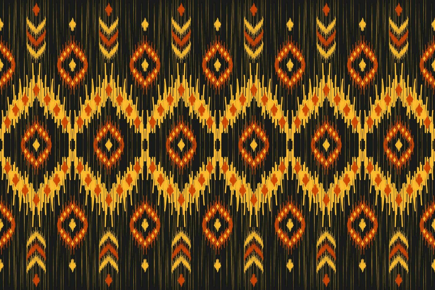 Carpet ethnic ikat pattern art. Geometric ethnic ikat seamless pattern in tribal. Mexican style. vector