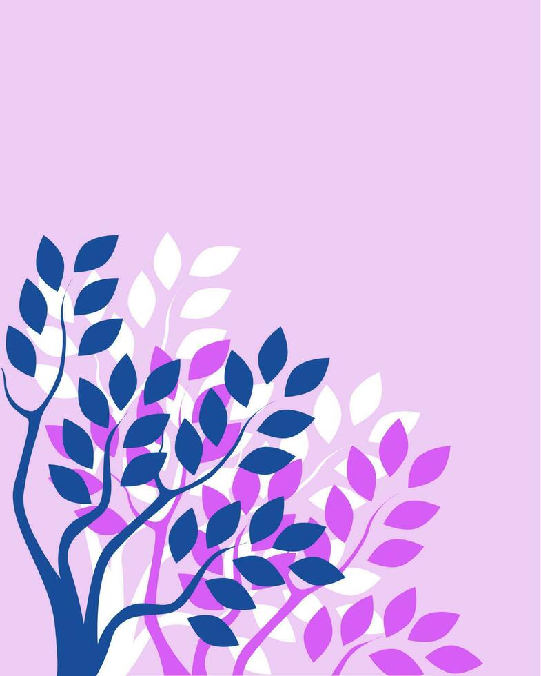 abstract branche floral vector background