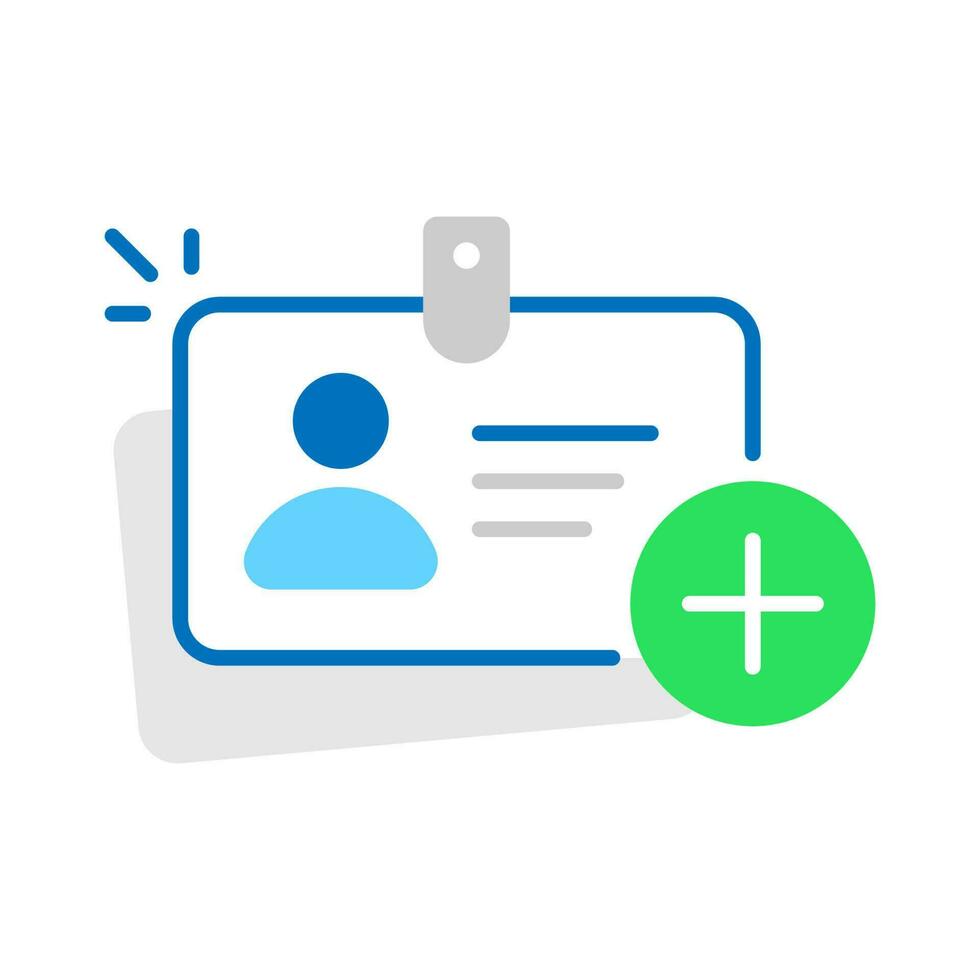 add or create new account button concept illustration flat design vector eps10. modern graphic element for landing page ui, infographic, icon