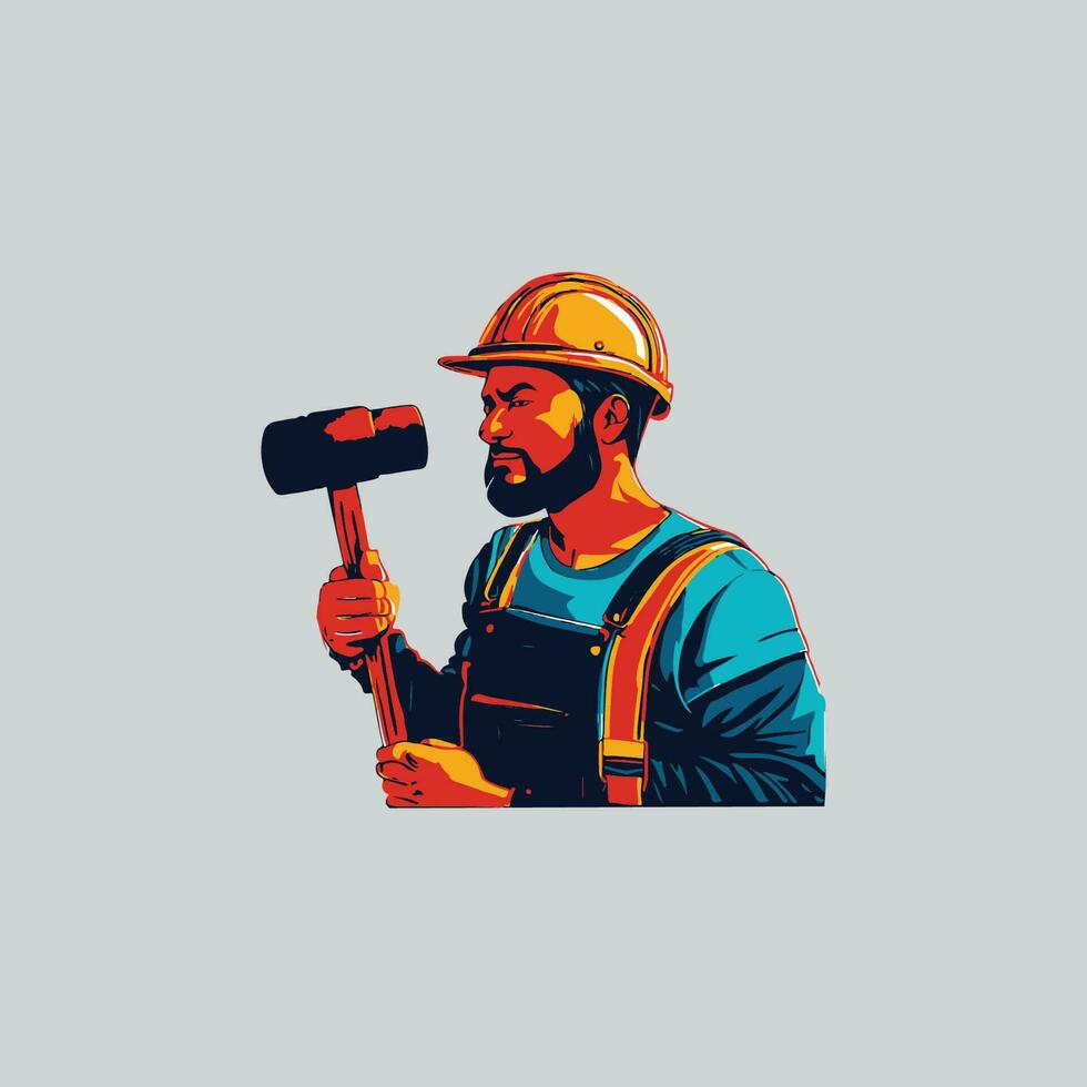 worker vector illustration