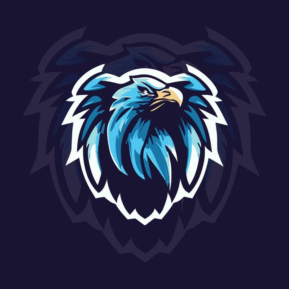 logotipo de la mascota del águila vector