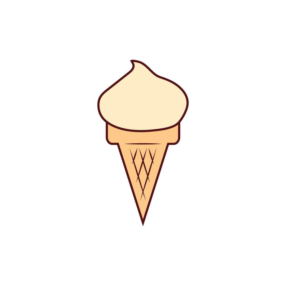 tasty ice creams. Sweet summer delicacy in flat style vector