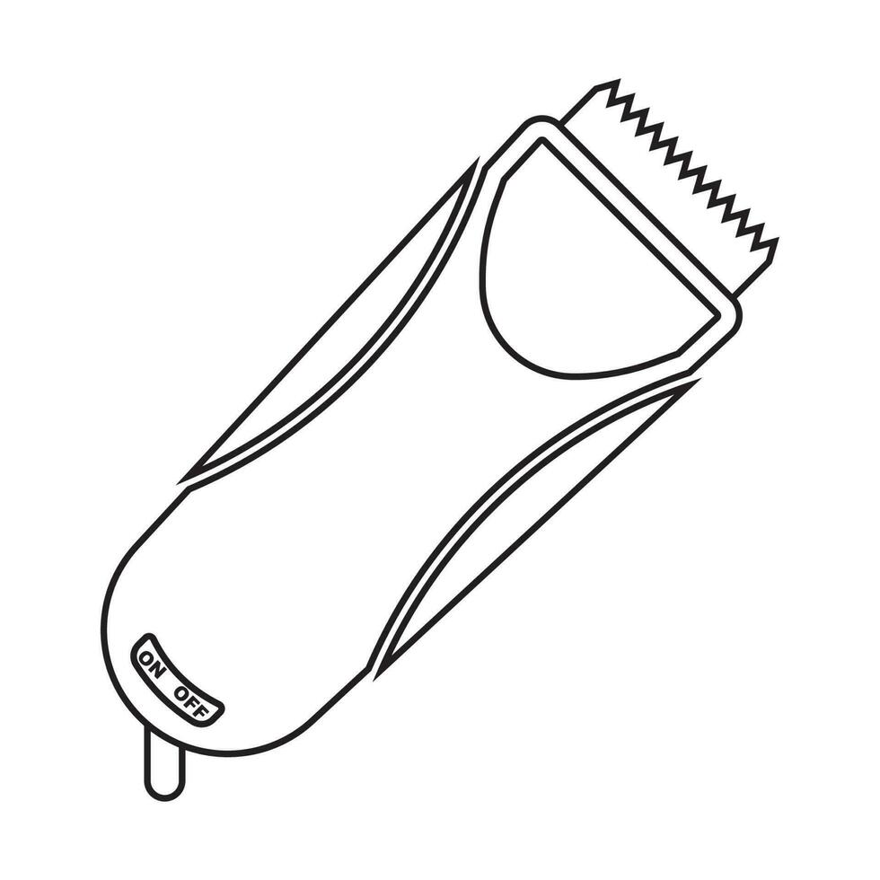 electric clippers icon vector