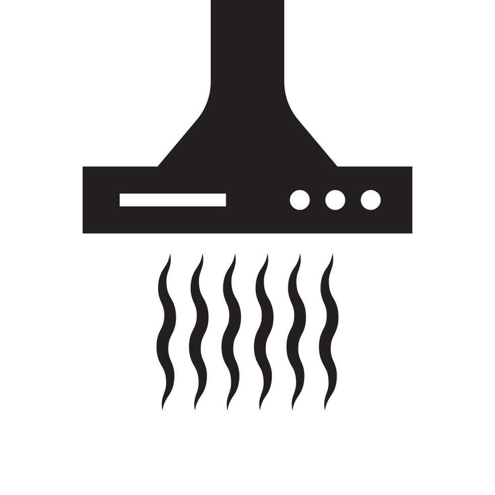 smoke extractor icon vector