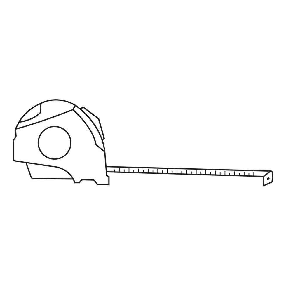 Roll meter icon vector