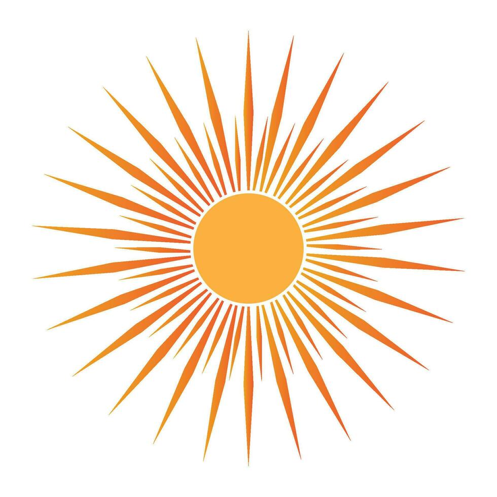 sun icon vector