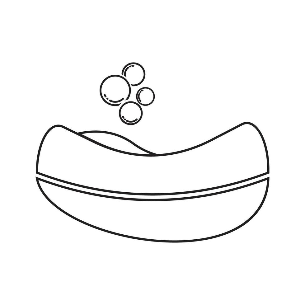 bar soap icon vector