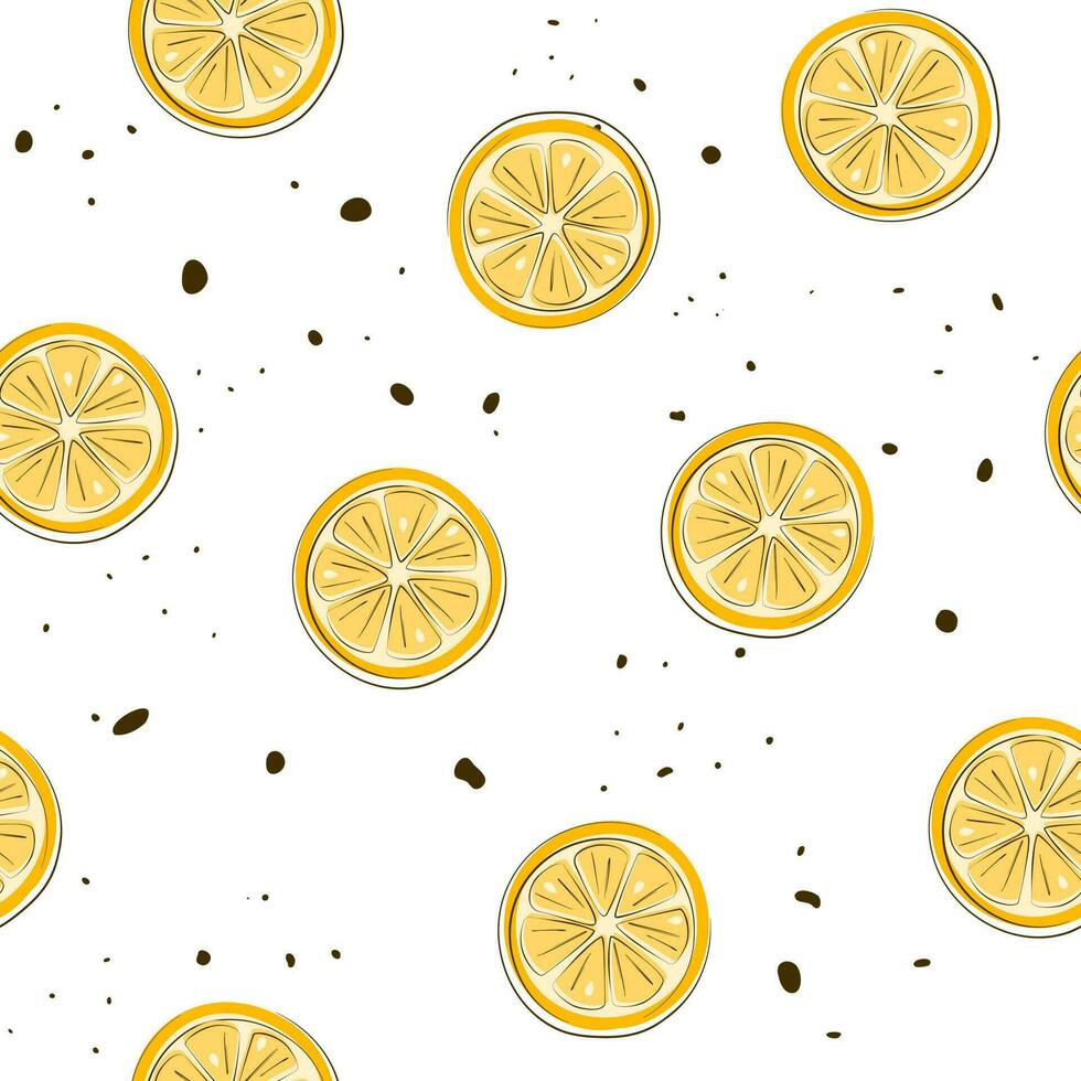 fruity seamless pattern vector