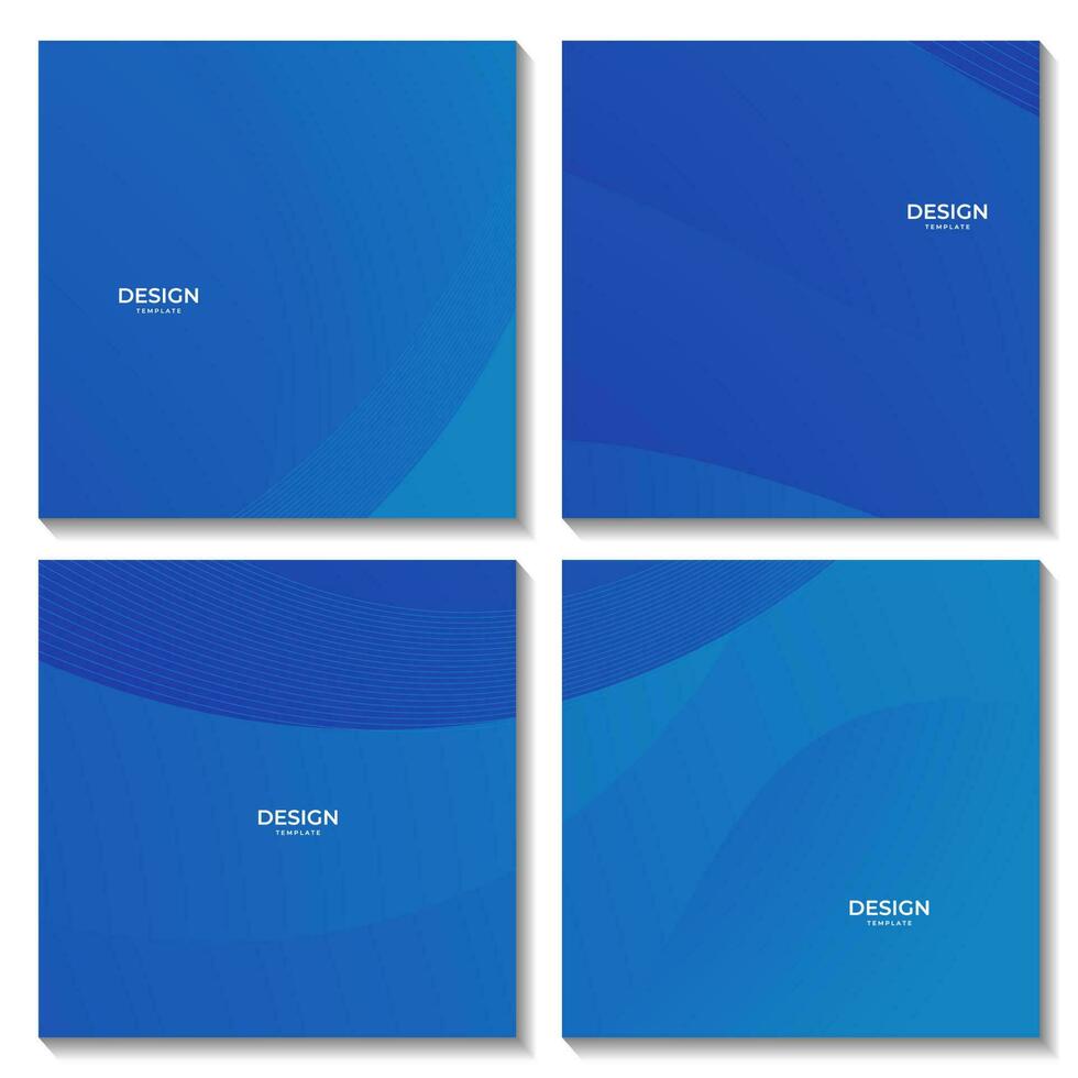 elegant modern blue wave background for business vector