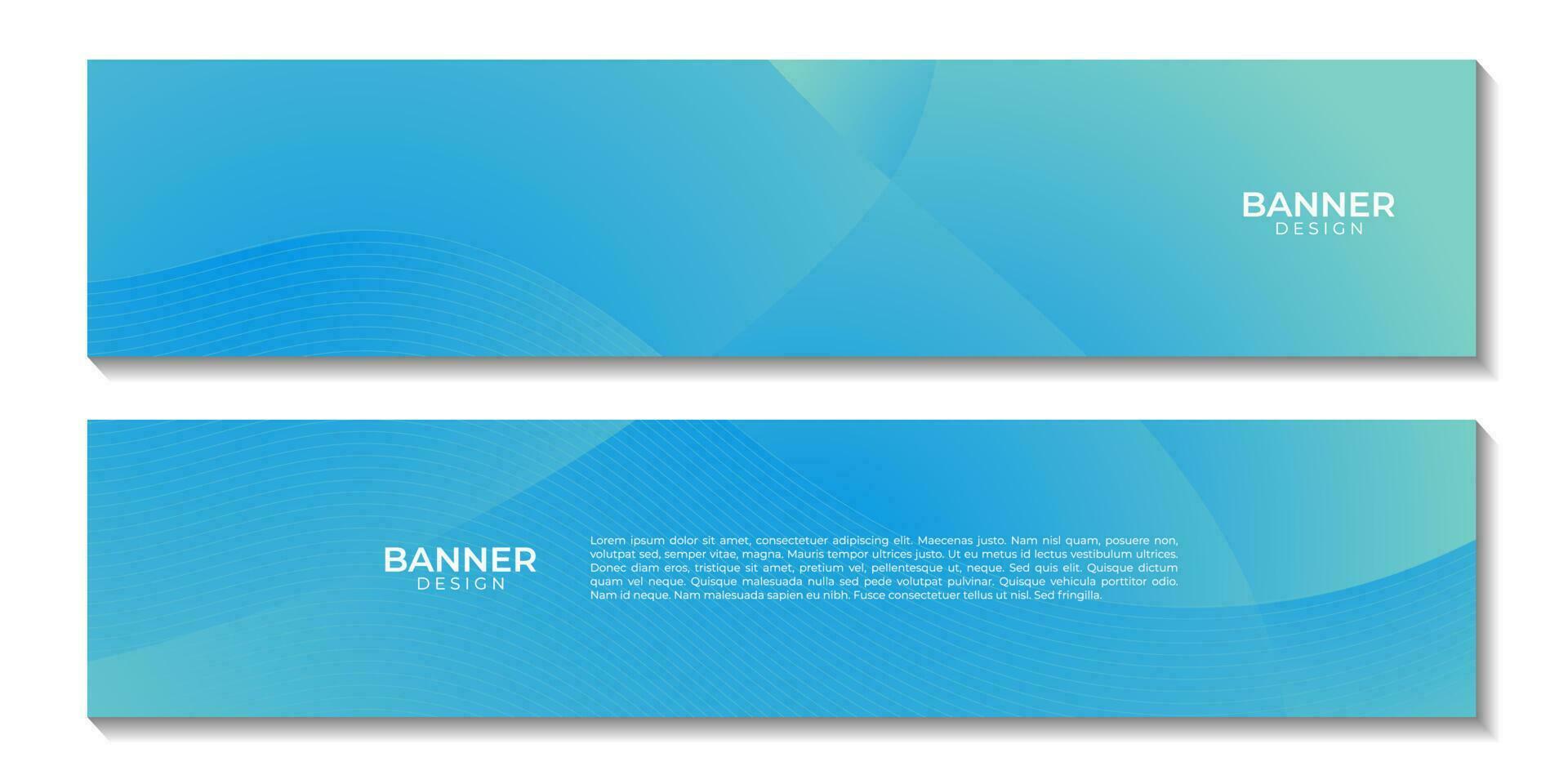 abstract banners colorful gradient wave background for business vector