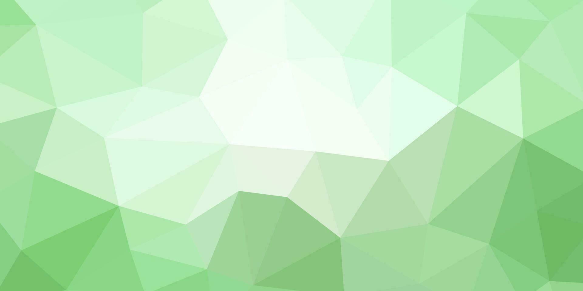 abstract geometric green gradient with triangles pattern modern background for business vector