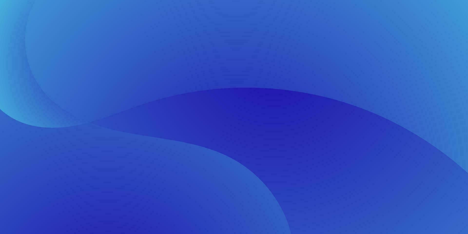 simple blue wave gradient background for business vector