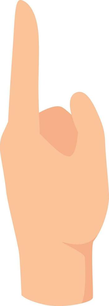 One finger gesture, pointer and direction isolated vector