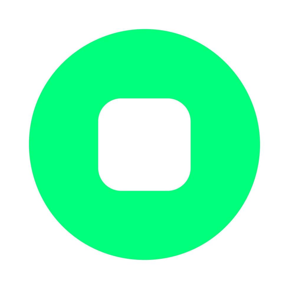 circle pause button icon vector