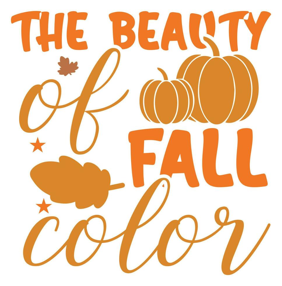 Fall Quotes Design vector