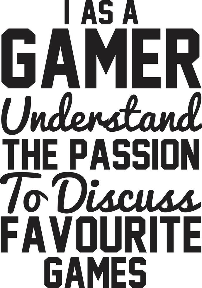 Gaming Quotes Design vector