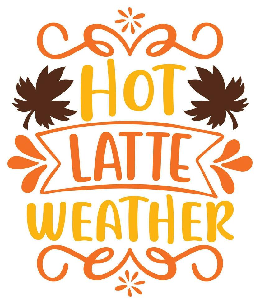 Fall Quotes Design vector
