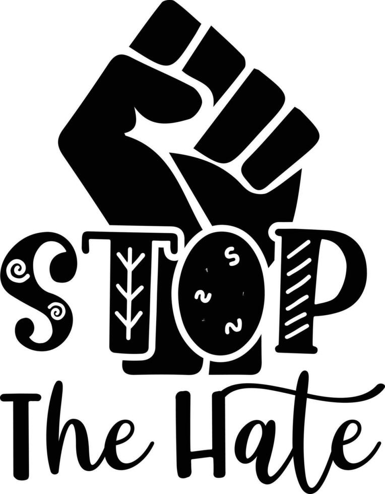 Black Lives Matter Design vector